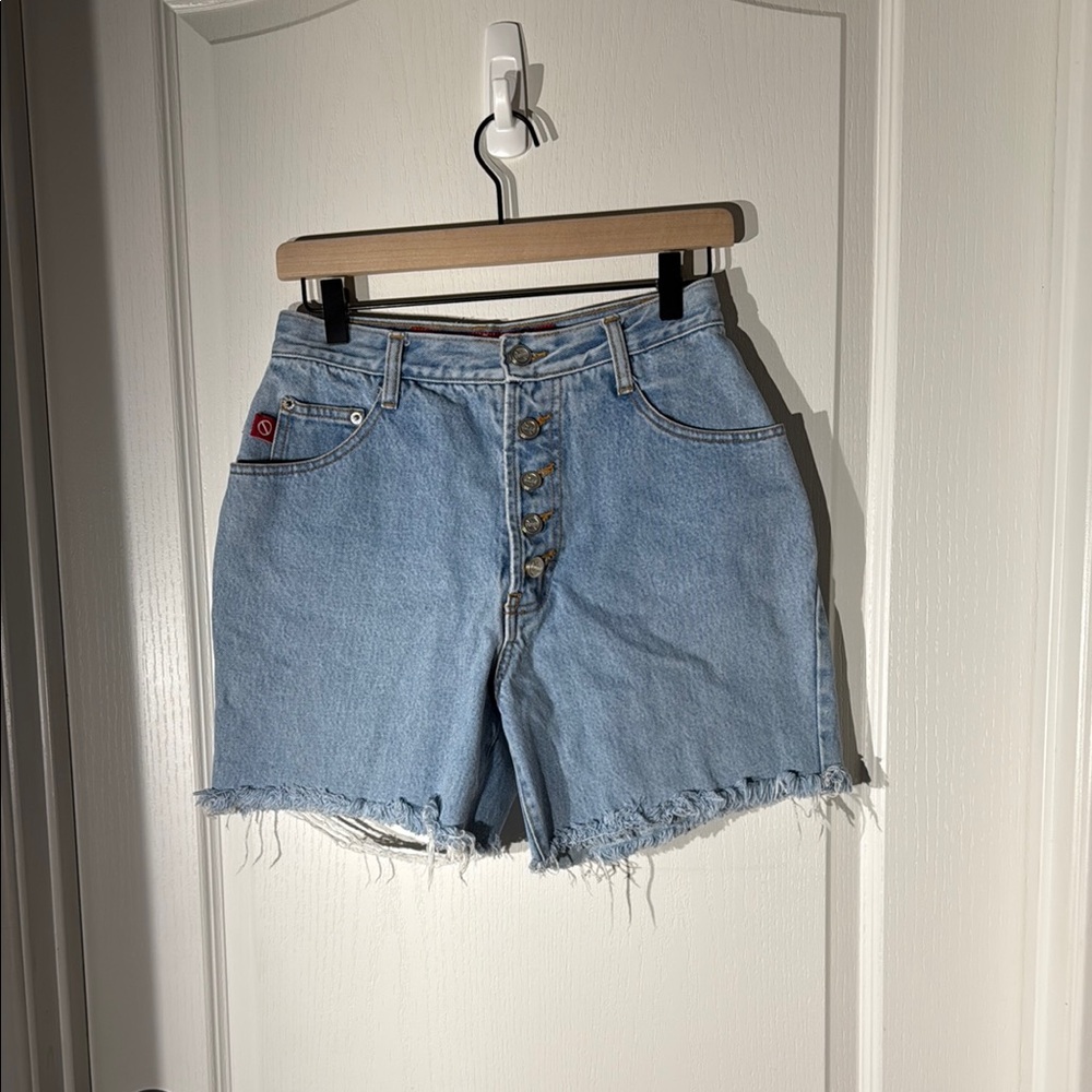 Vintage No Excuses Denim High-Waisted Women Shorts